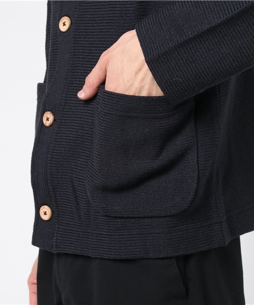 A VONTADE(アボンタージ)の「【A VONTADE】ア ボンタージ/RUSEEL SHAWL COLLAR CARDIGAN(カーディガン/ボレロ・メンズ・ネイビー/キャメル・SMALL/MEDIUM)」の8枚目の写真