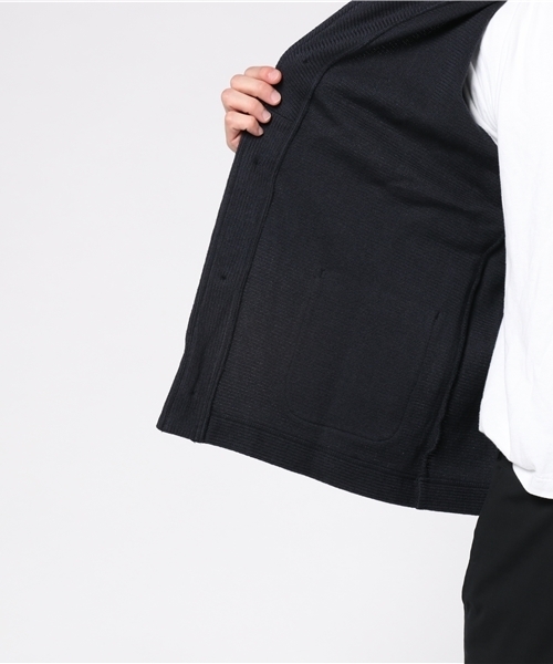A VONTADE(アボンタージ)の「【A VONTADE】ア ボンタージ/RUSEEL SHAWL COLLAR CARDIGAN(カーディガン/ボレロ・メンズ・ネイビー/キャメル・SMALL/MEDIUM)」の9枚目の写真