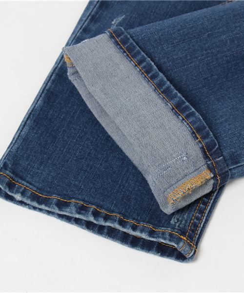 VENCEEXCHANGE（ヴァンスエクスチェンジ）の「デニムダメージスキニー                  （デニムパンツ・メンズ・ライトブルー/ブルー・LARGE/MEDIUM/SMALL）」の10枚目の写真