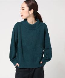 earth music&ecology | ・ワイドネックニットプルオーバー(ニット/セーター)