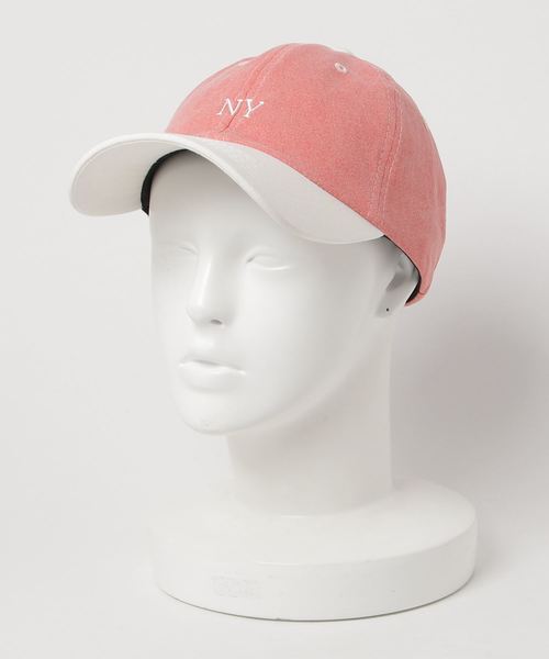 VENCEEXCHANGE（ヴァンスエクスチェンジ）の「ウォッシュ配色ローキャップ    （キャップ・メンズ・ブラック/レッド/オフホワイト/ブルー・FREE）」の7枚目の写真