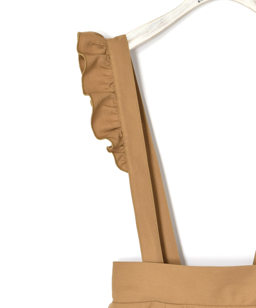 w closet(ダブルクローゼット)の「フリルサスペンダー付きスカート(スカート・レディース・ベージュ/ブラック/カーキ・FREE)」の14枚目の写真