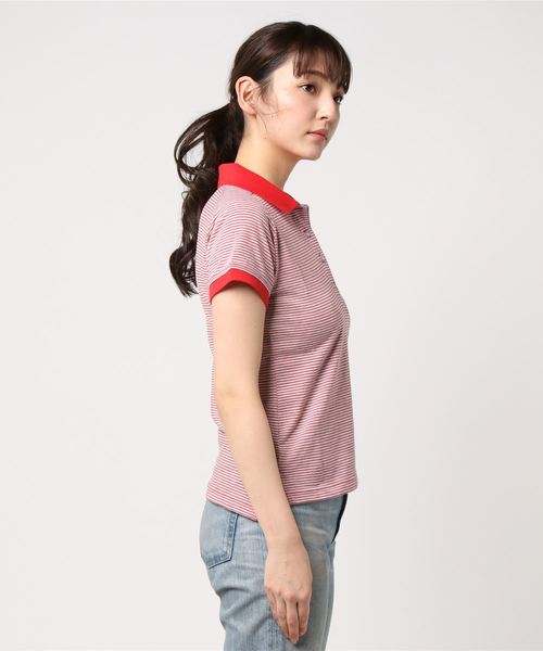 Champion Golf(チャンピオンゴルフ)の「【Champion/チャンピオン】レディース GOLF ポロシャツ(ポロシャツ・レディース・サックスブルー/グリーン/レッド/マスタード・LARGE/MEDIUM)」の6枚目の写真