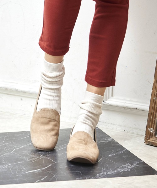 neue marche（ノイエマルシェ）の「ソフトレザースリッポン/823K【日本製】大きいサイズ＆小さいサイズ（スリッポン・レディース・ホワイト/ブラック/シルバー/ブラウン/カーキ/ガンメタ/ネイビー/アイボリー/ダークベージュ・22cm/22.5cm/23cm/23.5cm/24cm/24.5cm/25cm/21.5cm/25.5cm/21cm）」の14枚目の写真