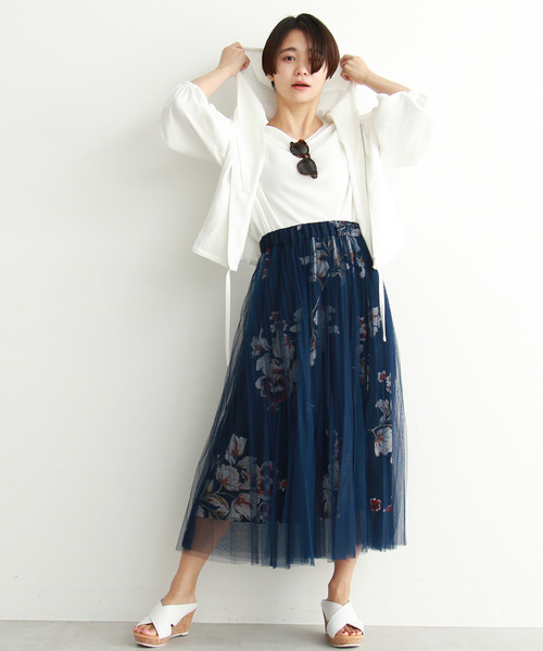 FREE'S MART（フリーズマート）の「◆フーディードロストブルゾン（ブルゾン・レディース・ホワイト/ネイビー/グリーン・FREE）」の20枚目の写真