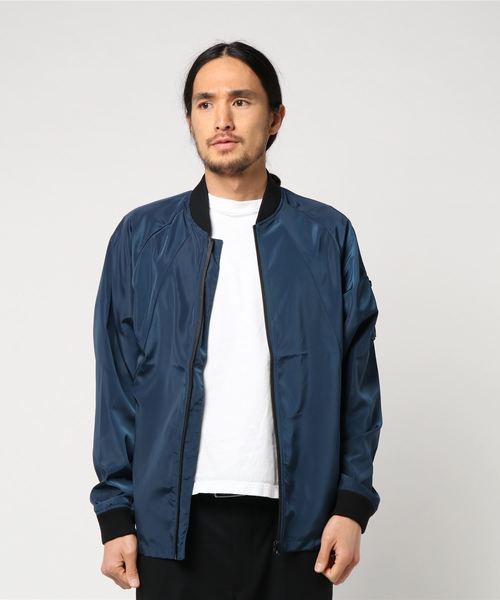 CORISCO(コリスコ)の「corisco/コリスコ ポリタスランリブブルゾン(ブルゾン・メンズ・ネイビー/ベージュ/オリーブ/ブラック・LARGE/MEDIUM/X-LARGE)」の4枚目の写真