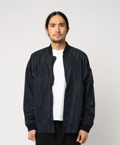 CORISCO(コリスコ)の「corisco/コリスコ ポリタスランリブブルゾン(ブルゾン・メンズ・ネイビー/ベージュ/オリーブ/ブラック・LARGE/MEDIUM/X-LARGE)」の2枚目の写真