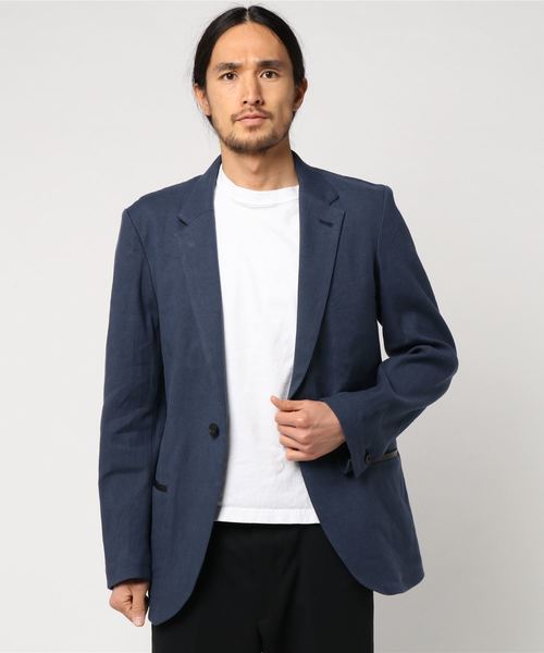 Isamukatayama Backlash イサムカタヤマバックラッシュ の Isamukatayama Backlash イサムカタヤマ バックラッシュ ストレッチリネンjkt テーラードジャケット Wear