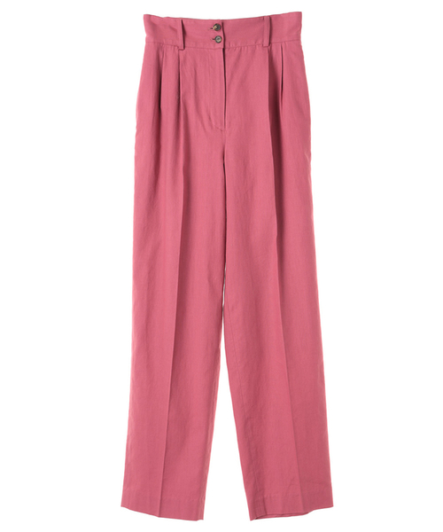 CLANE（クラネ）の「SUPER H/W PANTS（その他パンツ・レディース・ブラック/アイボリー/ピンク・0/1/2）」の3枚目の写真