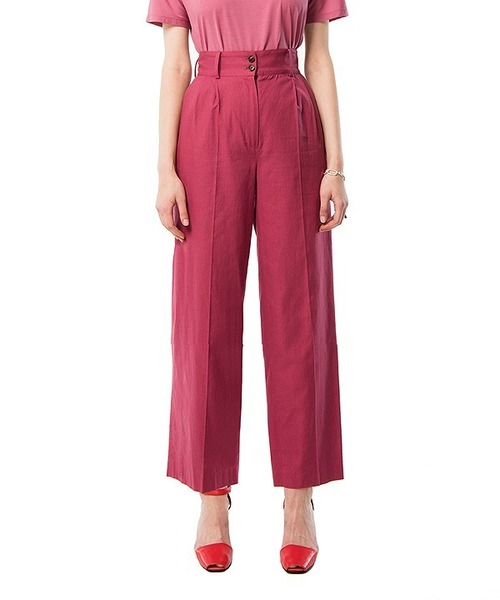 CLANE（クラネ）の「SUPER H/W PANTS（その他パンツ・レディース・ブラック/アイボリー/ピンク・0/1/2）」の6枚目の写真