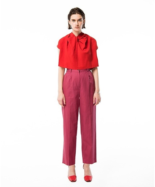 CLANE（クラネ）の「SUPER H/W PANTS（その他パンツ・レディース・ブラック/アイボリー/ピンク・0/1/2）」の9枚目の写真