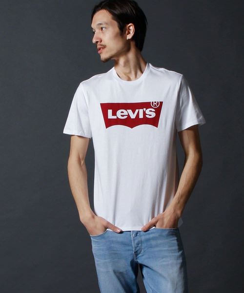 Levi's(リーバイス)の「【Levi's】バットウィングロゴTシャツ(Tシャツ/カットソー・メンズ・レッド系その他・MEDIUM/LARGE/SMALL)」の6枚目の写真