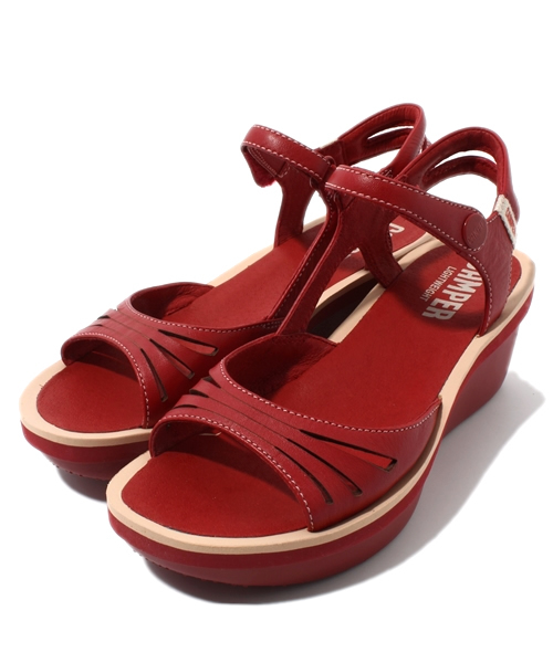 CAMPER(カンペール)の「BEETLE ADA (ビートルアダ)(サンダル・レディース・レッド系その他・22.5cm/23.0cm/23.5cm/24.0cm/25.0cm)」の1枚目の写真