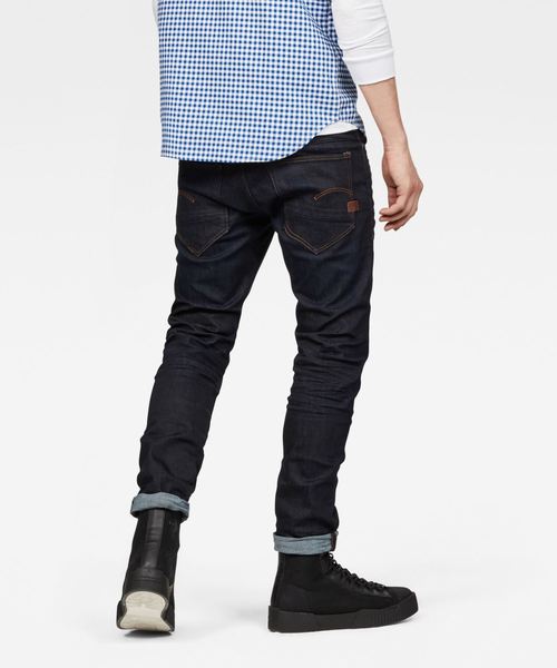 G-STAR(ジースター)の「D-STAQ 5-POCKET SLIM JEANS/スリムテーパードジーンズ(デニムパンツ・メンズ・ダークインディゴブルー・29/30/27/30/28/30/28/32/29/32/30/32/31/32/27/32/34/32/32/32/33/32/30/30/33/30/31/30/32/30/36/32/34/30/36/30)」の8枚目の写真