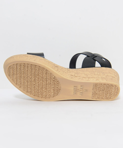 shopnikoniko（ショップニコニコ）の「日本製 ストラップ 厚底ジュートサンダル（サンダル・レディース・ホワイト/ブラック/ブルー/マスタード/ベージュ系その他・LL/S/M/L）」の12枚目の写真