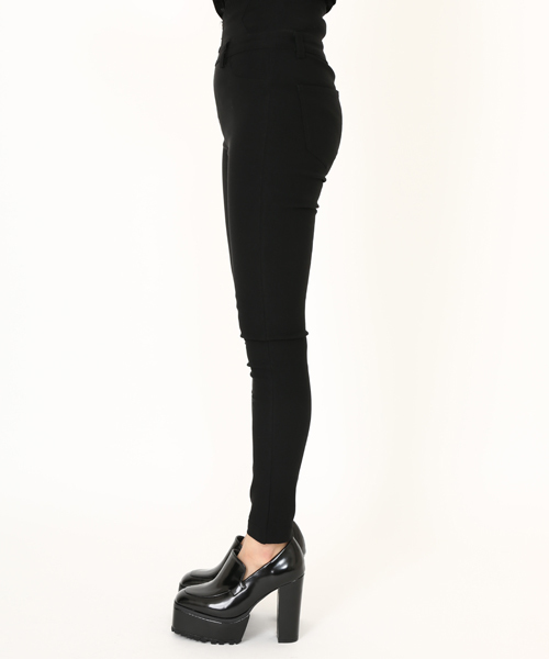 ENVYM（アンビー）の「フロントZIPジェギンス（その他パンツ・レディース・ブラック・S/M）」の2枚目の写真