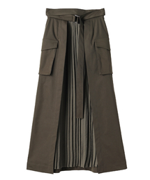 CLANE | MILITARY PLEATS DOCKING SKIRT(スカート)