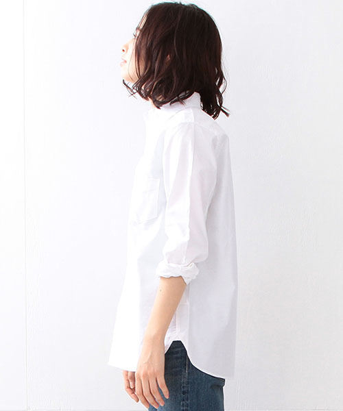 BEAMS BOY（ビームスボーイ）の「BEAMS BOY / オックスフォード BDシャツ（シャツ/ブラウス・レディース・ホワイト/ブルー/ピンク・0/1）」の22枚目の写真