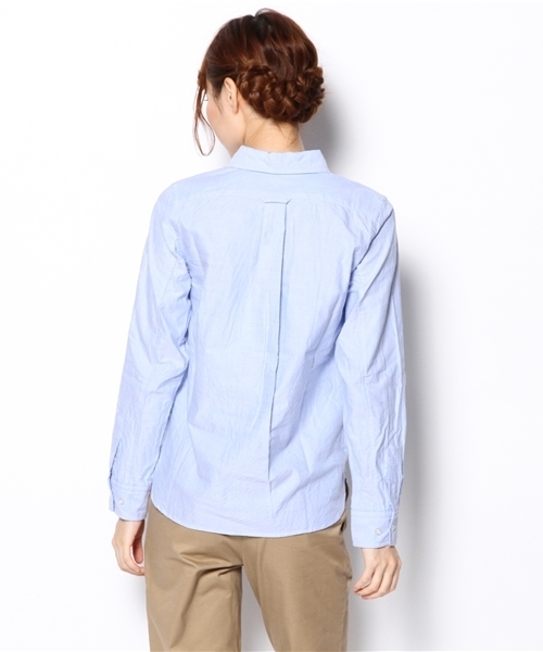 BEAMS BOY（ビームスボーイ）の「BEAMS BOY / オックスフォード BDシャツ（シャツ/ブラウス・レディース・ホワイト/ブルー/ピンク・0/1）」の6枚目の写真