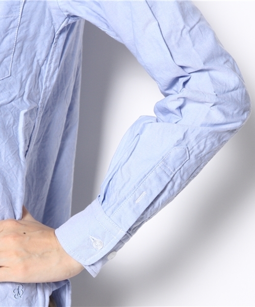 BEAMS BOY（ビームスボーイ）の「BEAMS BOY / オックスフォード BDシャツ（シャツ/ブラウス・レディース・ホワイト/ブルー/ピンク・0/1）」の8枚目の写真