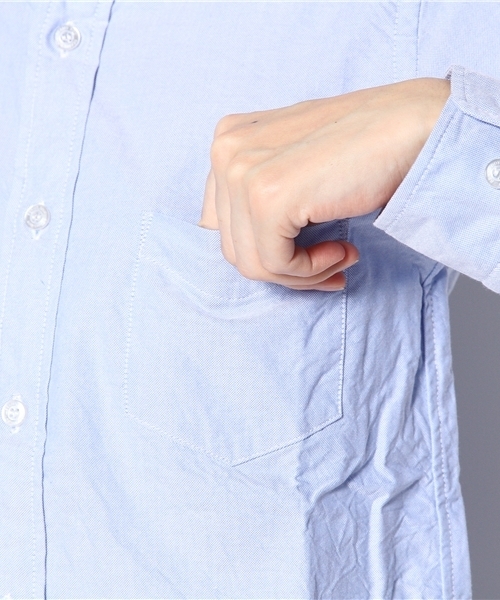 BEAMS BOY（ビームスボーイ）の「BEAMS BOY / オックスフォード BDシャツ（シャツ/ブラウス・レディース・ホワイト/ブルー/ピンク・0/1）」の9枚目の写真