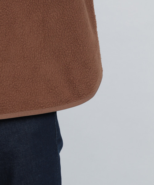 niko and...（ニコアンド）の「ボアボートネックプルオーバー（Tシャツ/カットソー・メンズ・アイボリー/パープル/キャメル/ブラック・LARGE/MEDIUM）」の11枚目の写真