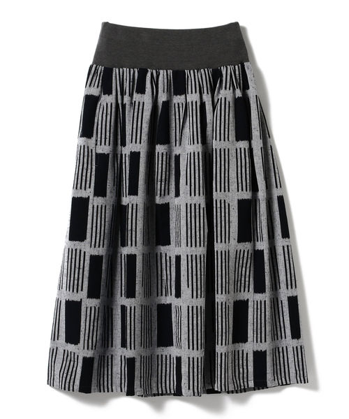 fennica（フェニカ）の「GOOD WEAVER × fennica / 別注 久留米絣 ギャザー フレアスカート（スカート・レディース・ブルー/グリーン・ONE SIZE）」の21枚目の写真