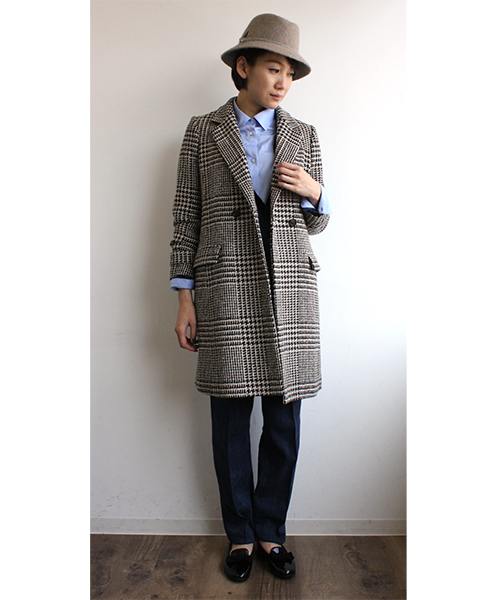 GALLARDAGALANTE（ガリャルダガランテ）の「グレンチェックコート