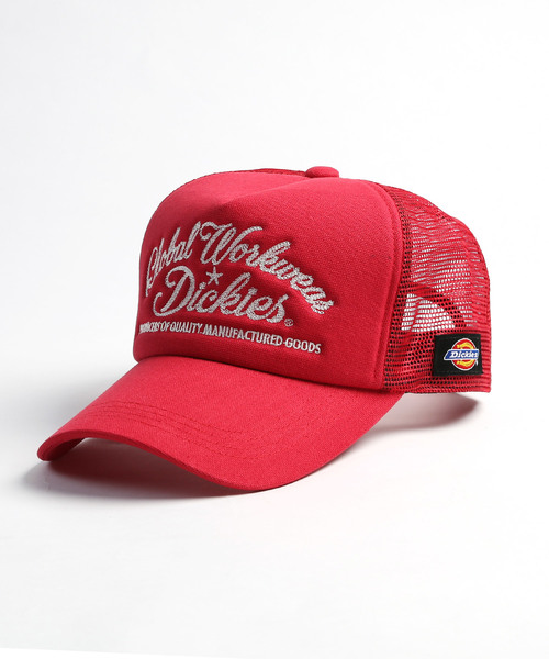 Dickies（ディッキーズ）の「【Dickies】OR DK CANVAS MESH CAP（キャップ・メンズ・ネイビー/レッド/ブラウン/ブラック・FREE）」の4枚目の写真