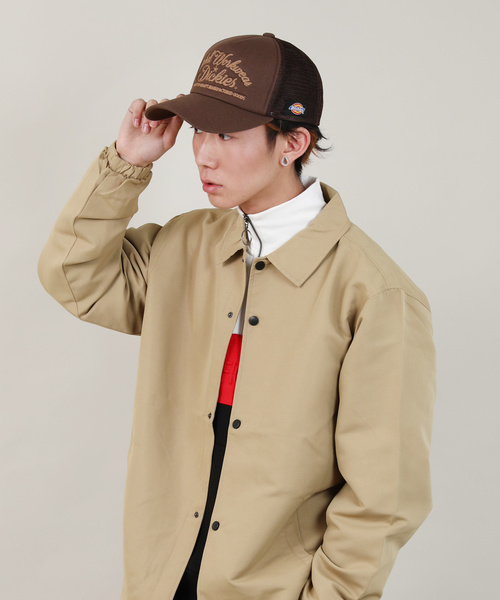 Dickies（ディッキーズ）の「【Dickies】OR DK CANVAS MESH CAP（キャップ・メンズ・ネイビー/レッド/ブラウン/ブラック・FREE）」の15枚目の写真
