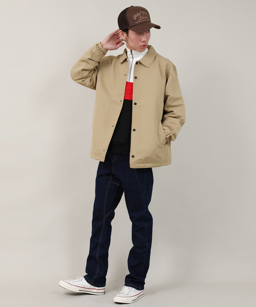 Dickies（ディッキーズ）の「【Dickies】OR DK CANVAS MESH CAP（キャップ・メンズ・ネイビー/レッド/ブラウン/ブラック・FREE）」の5枚目の写真
