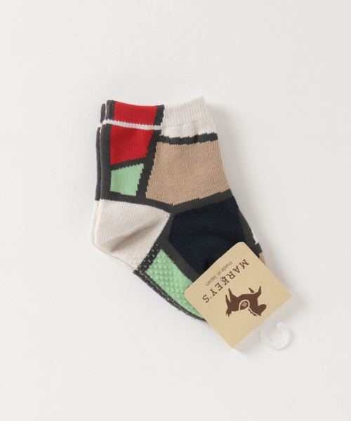 MARKEY'S(マーキーズ)の「パレット ソックス(9-13・14-18cm)(ソックス/靴下)」|ベージュ