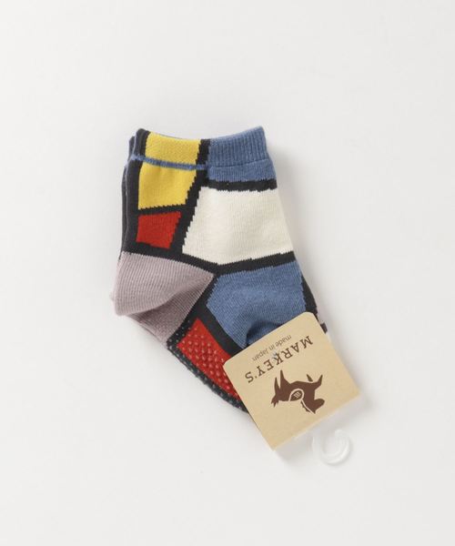 MARKEY'S(マーキーズ)の「パレット ソックス(9-13・14-18cm)(ソックス/靴下)」|ブルー