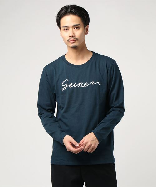 TopIsm(トップイズム)の「シンプルロゴプリントロングTシャツ(Tシャツ/カットソー・メンズ・A/B/C/D/F/G/H/I/J/K/L/M/N/O/P/Q/R/S/T・LL/M/L)」の8枚目の写真