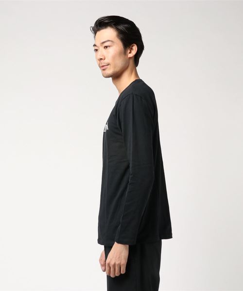 TopIsm(トップイズム)の「シンプルロゴプリントロングTシャツ(Tシャツ/カットソー・メンズ・A/B/C/D/F/G/H/I/J/K/L/M/N/O/P/Q/R/S/T・LL/M/L)」の20枚目の写真