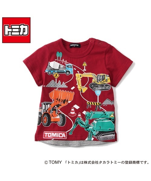 Kladskap クレードスコープ の トミカコラボ 働く車集合tシャツ Tシャツ カットソー Wear