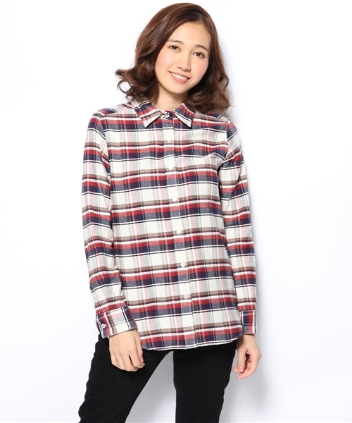 UNITED ARROWS(ユナイテッドアローズ)の「SFL チェック柄 シャツ ◇(シャツ/ブラウス・レディース・ブラック/ネイビー・36/38)」の11枚目の写真