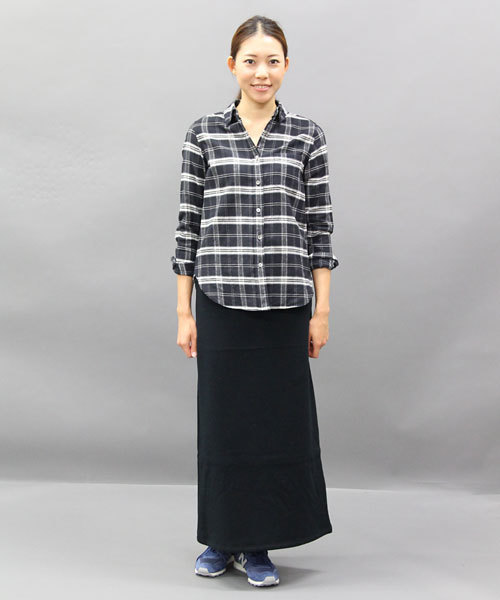 UNITED ARROWS(ユナイテッドアローズ)の「SFL チェック柄 シャツ ◇(シャツ/ブラウス・レディース・ブラック/ネイビー・36/38)」の12枚目の写真