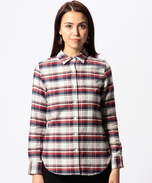 UNITED ARROWS(ユナイテッドアローズ)の「SFL チェック柄 シャツ ◇(シャツ/ブラウス・レディース・ブラック/ネイビー・36/38)」の3枚目の写真