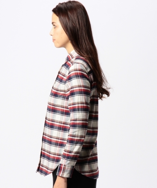 UNITED ARROWS(ユナイテッドアローズ)の「SFL チェック柄 シャツ ◇(シャツ/ブラウス・レディース・ブラック/ネイビー・36/38)」の4枚目の写真