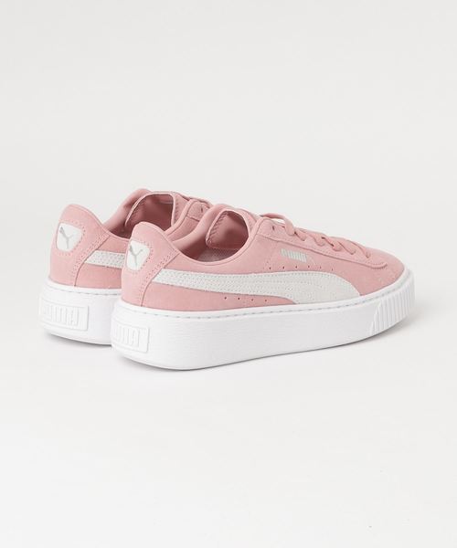 PUMA(プーマ)の「PUMA/プーマ スウェード プラットフォーム(スニーカー・レディース・ピンク・23cm/23.5cm/24cm/24.5cm/25cm)」の3枚目の写真