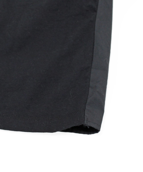 RNA（アールエヌエー）の「M1163 布帛コンビワイドポケTEE（Tシャツ/カットソー・レディース・ホワイト/ブラック/ピンク・MEDIUM）」の6枚目の写真