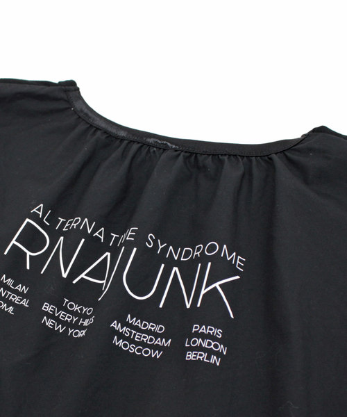 RNA（アールエヌエー）の「M1163 布帛コンビワイドポケTEE（Tシャツ/カットソー・レディース・ホワイト/ブラック/ピンク・MEDIUM）」の10枚目の写真
