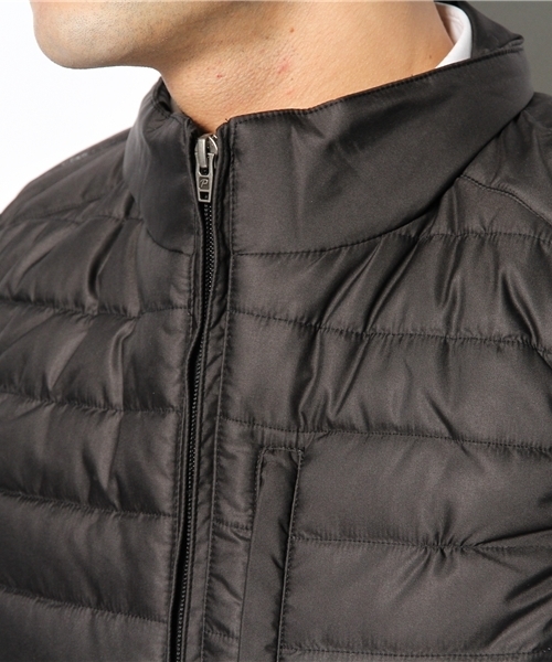 PLST（プラステ）の「Ｍen キルティングベスト（ダウンベスト・メンズ・ダークネイビー・LARGE/SMALL/MEDIUM）」の7枚目の写真