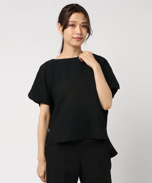 STYLEBLOCK（スタイルブロック）の「クレープラップスリーブブラウス（シャツ/ブラウス・レディース・ホワイト/ライトベージュ/キャメル/ブラック・M）」の3枚目の写真