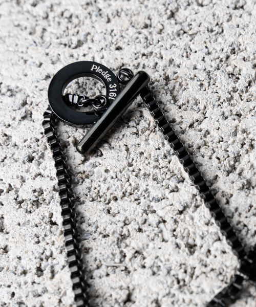 Pledge（プレッジ）の「【Ky】【Pledge（プレッジ）】ロングチェーンネックレス（ネックレス・メンズ・ブラック/シルバー/ゴールド・FREE）」の17枚目の写真