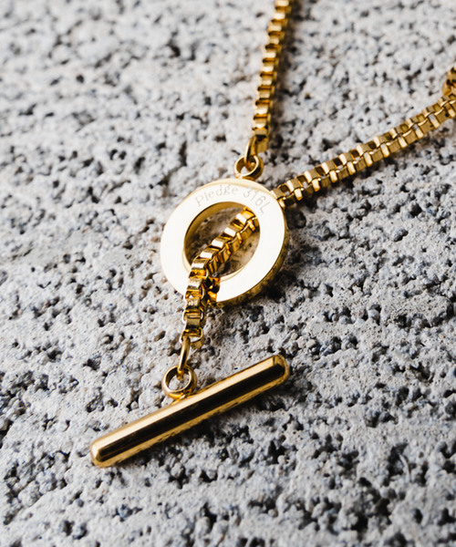 Pledge（プレッジ）の「【Ky】【Pledge（プレッジ）】ロングチェーンネックレス（ネックレス・メンズ・ブラック/シルバー/ゴールド・FREE）」の19枚目の写真