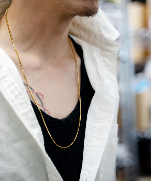 Pledge（プレッジ）の「【Ky】【Pledge（プレッジ）】ロングチェーンネックレス（ネックレス・メンズ・ブラック/シルバー/ゴールド・FREE）」の20枚目の写真