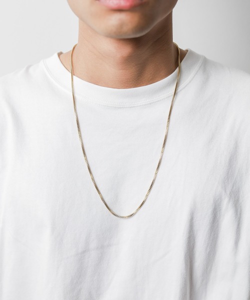 Pledge（プレッジ）の「【Ky】【Pledge（プレッジ）】ロングチェーンネックレス（ネックレス・メンズ・ブラック/シルバー/ゴールド・FREE）」の15枚目の写真