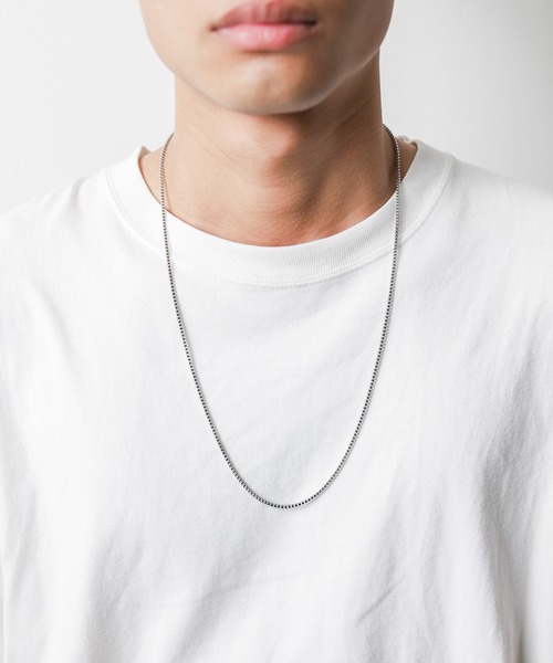 Pledge（プレッジ）の「【Ky】【Pledge（プレッジ）】ロングチェーンネックレス（ネックレス・メンズ・ブラック/シルバー/ゴールド・FREE）」の11枚目の写真